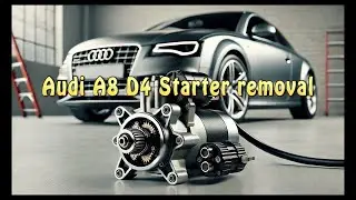 Audi A8 D4 starter removal