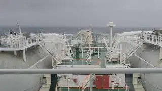 Caught in a Storm! 🌊🚢 | Huge Waves Crashing on Deck| #srtseavlogs #marchant_navy #sea #viral #shorts