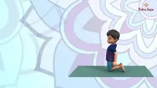 Yoga for Kids Ustrasana 3D Animation
