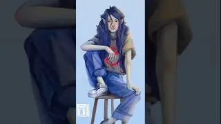 Марселин 🎸, следующая Бубльгум🌸 #art #marceline  #adventuretime #drawing #photoshop #digitalart #арт