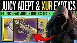 Destiny 2: GODLY ADEPT SMG & EXOTIC LOOT! Xur Inventory, Armor, Weapons & More (26th Sept)