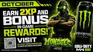 How to Get FREE Operator Skin & 2XP in Call of Duty Modern Warfare 4! (Monster Energy Rewards)