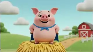 Cute Pig & Cat Animation | Kids Cartoon