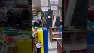 Big sale fabric store in Madrid