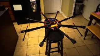 Tarot TL8X000 Octocopter Retracts Operation Test
