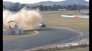 HyperGear ATR28 Powered. 255rwkws CA18det S13 at Winton Drift Attack DA final round.