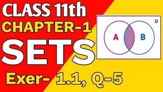 Class-11th Maths Ch-1 Sets Exercise-1.1 Q-5 | Balaji Vidyapeeth 