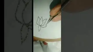 Aari Double chain stitch 🪡✨#aariwork #aaristitches #aariworkdesigns #simbleaaristitch #aaristitches