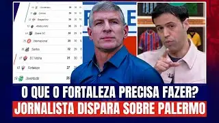 🚨 JORNALISTA DISPARA SOBRE TRABALHO DE PALERMO! O QUE O FORTALEZA PRECISA FAZER PRA ESCAPAR?