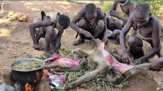 The ICONIC LIFE Last Hunter-gatherers live till today in Tanzania forest | Survive in Forest