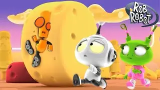 This Adventure is Wheely Cheesy | Rob The Robot | Preschool Learning