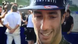 Interview with Daniel Ricciardo on Suzuka Japan 2015 Formula 1