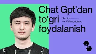 ChatGPT bilan ishingizni oson bitiring | Sardor Rahmonqulov