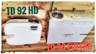 Обзор проектора Thundeal TD96 Full HD 1080p для дома, теперь можно смотреть и днём