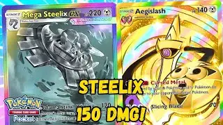MEGA STEELIX EX con AEGISLASH! POKEMON POCKET