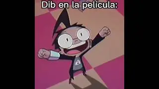 Dib en la pel&iacute;cula vs Dib en el piloto.