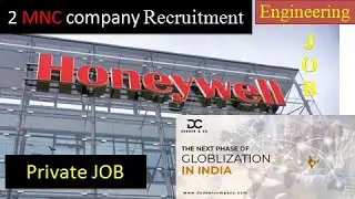 Honeywell And Dodder Company Hiring Engineer | MNC jobs | Latest 2020