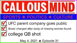 Callous Mind Talking Head Live Cast Episode 31 - Sports, Politics and Cultural Stories