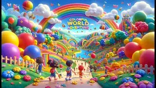 Colorful World Adventure #ColorfulWorld #KidsRhyme #FamilyFun #BrightColors #CheerfulAnimation