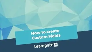 How to create Custom Fields | Teamgate Sales CRM