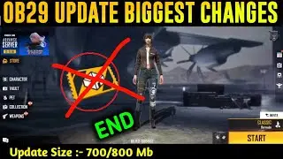 Ob29 Update Free Fire Biggest Changes | Free Fire Ob29 Update | Advance Server | FF New Update