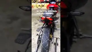 46 Tail Tidy and Duke Indicator Install On Ns200 #ns200modification #ns200 #bajajpulsar #shorts