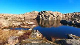 Beautiful walk in nature at the coast in Sm&ouml;gen, Sweden