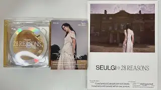 ⤷ unboxing red velvet seulgi 1st mini album 28 reasons (case, photobook, & special versions) 🍎♡