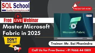 Free Webinar on Microsoft Fabric  (Comparison With Azure) I From #sqlschool I #freewebinar #training