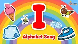 I Alphabet Song | I for Igloo | English Rhymes | Kids Nursery Rhymes | Alphabet Rhymes | Brainy Kids