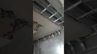 Curved False ceiling. #shorts #short #falseceiling #pop #curved #gypsum #construction #building