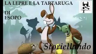 La lepre e la tartaruga di Esopo | Fiabe per bambini | Storiellando | Storie per bambini