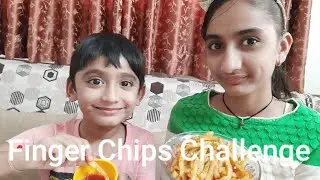 Finger Chips Challenge- Kids fun - Sister and Brother Challenge - PINA'S MIX VIDEO