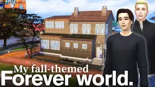 🍂It's Vampire Time In My Fall-Themed Sims 4 Forever World Neighbourhood!