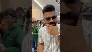 Gaurav Chaudhary, Technical Guruji at Apple Hebbal Store inauguration.