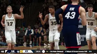 NBA 2K26 Michigan Dynasty S1 E2: Game 1 vs UCONN