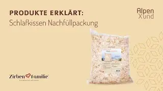 ZirbenFlocken & Schurwolle by ZirbenFamilie &ndash; Nachf&uuml;llpackung f&uuml;r dein (Zirben)Schlafkissen 🌲🛏️