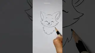 cute wolf drawing #pencilart #wolfdrawing #cutedrawing