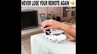 Remote Control Organizer | TV DVD VCR Space Saving Step Remote Control Holder Stand
