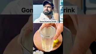 Benefits Of Gond Katira Drink By Nitesh Soni #shorts #trending #viralvideo #drink #healthy #recipe