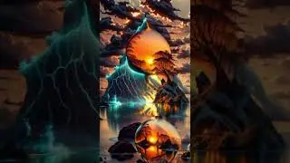 🌌 Surreal AI Dreamscape: A Fantasy World in Motion! ✨ #AIArt