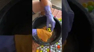 Как мы чистим мячи для гольфа?🧼