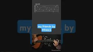 my friends by 9TAILS- Acoustic Guitar Tab #shorts