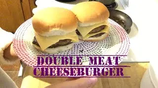 Lutong bahay cooking double meat cheese burgers, rib steak and fried chicken legs