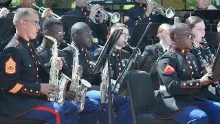Parris Island Marine Band performs in Beaufort