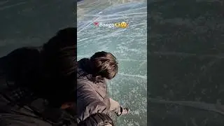 Winter ladakh🫶 #ladakhivlogers #winterladakh #basgo #iceskatingfun #youtubeshorts #beautifulladakh