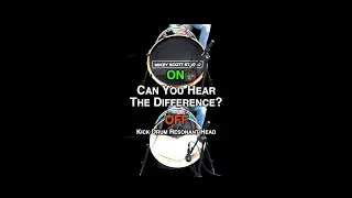 Can You Hear The Difference? AKG D112 &ndash; Kick Drum With vs Without Resonant Head | Mapex Horizon 🥁🎤