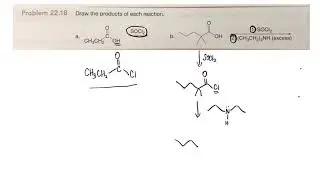 Carboxylic Acids and SOCl2 [ORGANIC CHEMISTRY] Smith 22.18
