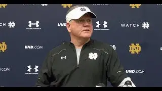 Brian Kelly talks QBs, Aliz&eacute; Mack