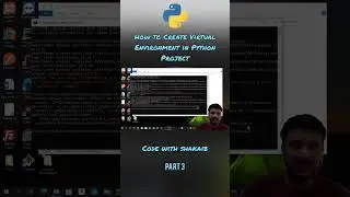 How to Activate Virtual Environment in Python Programming PART-3 